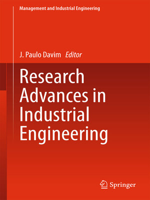 cover image of Research Advances in Industrial Engineering
